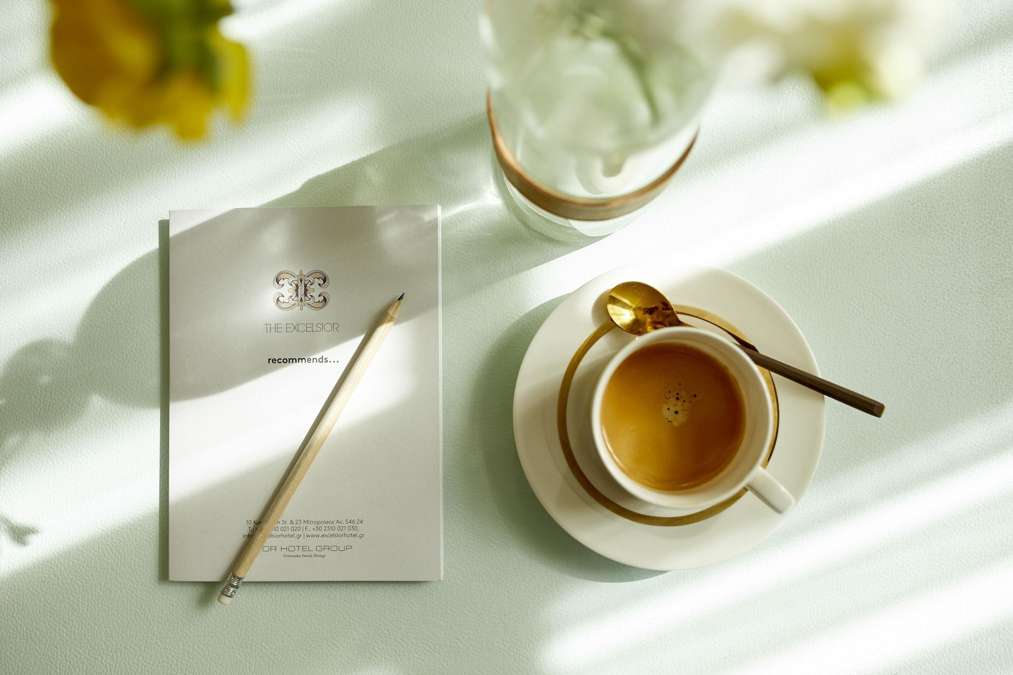 The Excelsior - Small Luxury Hotels Of The World Thessaloníki Luaran gambar A cup of coffee